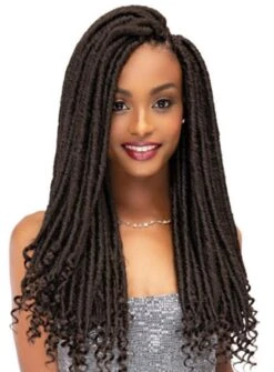 Janet Collection Nala Tress GHANA FAUX LOCS Crochet Braid 20 (GFL20)