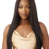 Outre 100% Human Hair Blend 5"x5" Lace Closure Wig - HHB-YAKI STRAIGHT 26" -Wig Shop 1 28834bb7 66a2 4111 8f3a 01da3577c002