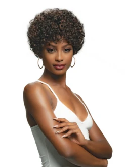 Janet Collection Lavish 100% Virgin Human Hair Wig -