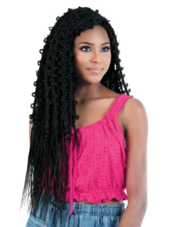 Motown Tress 2X BUTTERFLY JUNGLE BOX Crochet Braid 24" (C.2BJBOX24) -Wig Shop 2 05e2256b a653 4fd7 bdd2 c55cb8034dcf