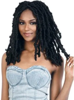 Motown Tress 2X BUTTERFLY FAUX LOCS Crochet Braid 12 -Wig Shop 2bfly121 1