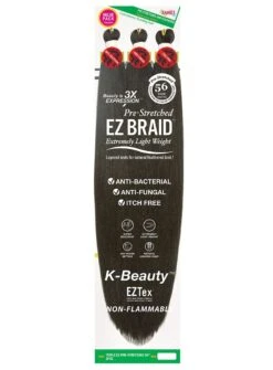 JANET COLLECTION TRIPLE EZ WEAR PRE-STRETCHED EZ TEX BRAID 3 PCS (56 INCHES) VALUE PACK