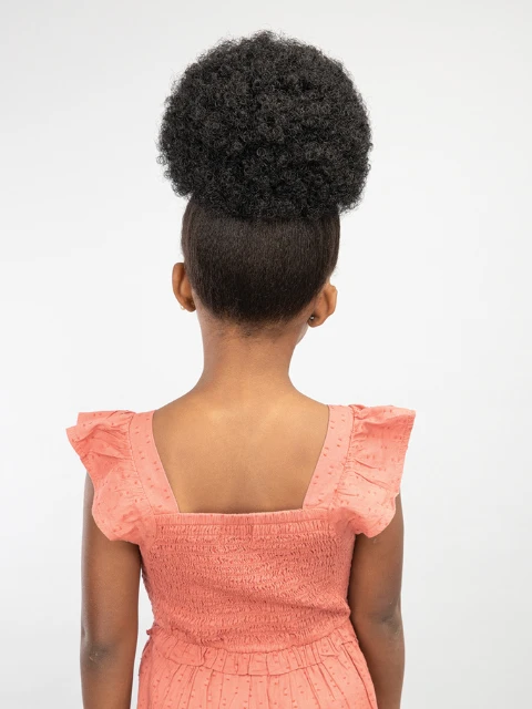 Janet Collection Lovely Kid Drawstring - AFRO PUFF (L) 3 Janet Collection Lovely Kid Drawstring - AFRO PUFF (L)