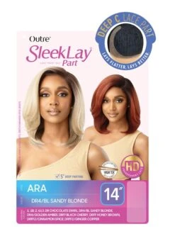 Outre Sleek Lay HD Swiss Lace Front Wig - ARA 12 Outre Sleek Lay HD Swiss Lace Front Wig - ARA -Wig Shop ara6m
