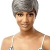 Outre Fab & Fly Gray Glamour 100% Human Hair Wig - -Wig Shop asha1m