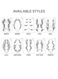 Esha- Bae Hair Magic Instant Tattoo Sticker -Wig Shop available