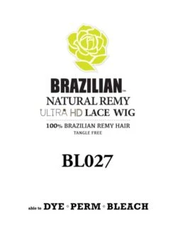 Harlem 125 100% Human Hair Brazilian Natural Ultra HD Lace Front Wig - BL027 -Wig Shop bl0274m