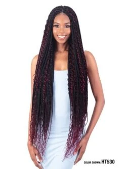 Model Model Glance 3X BOHO BOX Crochet Braid 38