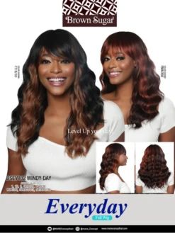 Mane Concept Brown Sugar Everyday Full Wig - WINDY DAY BSEV102