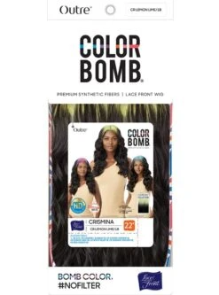 Outre Color Bomb Premium Synthetic Lace Front Wig -Wig Shop crismina10m 1
