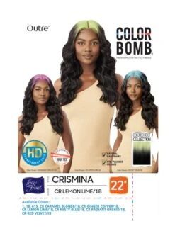 Outre Color Bomb Premium Synthetic Lace Front Wig -Wig Shop crismina9m 1