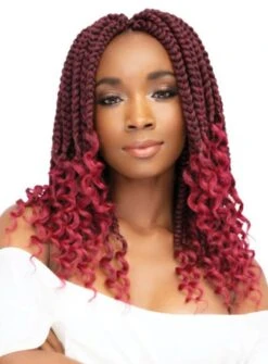 JANET COLLECTION NALA TRESS BOX BRAID CURLY FINISH CROCHET BRAID 12 (BBC12)
