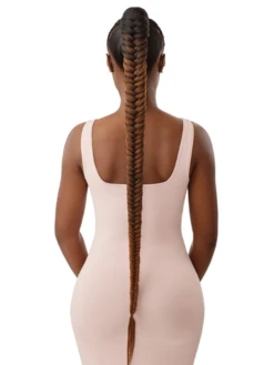 Outre Pretty Quick Wrap Pony - NATURAL BRAIDED FISHTAIL 42" -Wig Shop fishtail 423m
