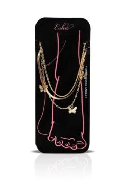 Esha Anklet Set 3pc - Flutter Wishes -Wig Shop flutter wishes 1