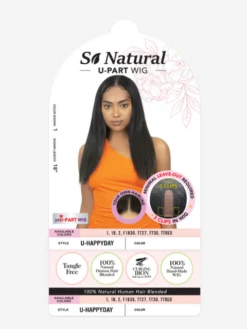 R&B Collection So Natural Blended Human Hair U Part Wig -Wig Shop happyday4m