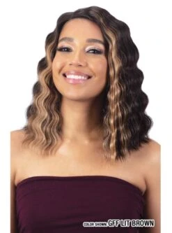 Model Model HD Lace To Lace Part Lace Front Wig - DEFINED CRIMP CURL -Wig Shop l5lcc2m