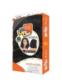 Model Model HD Lace To Lace Part Lace Front Wig - DEFINED CRIMP CURL -Wig Shop l5lcc6m