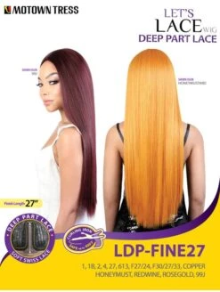 Motown Tress Let's Deep Part Lace Front Wig - -Wig Shop ldp fine275b
