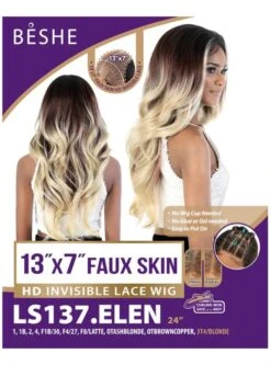 Beshe Premium Synthetic 13x7 HD Invisible Faux Skin Lace Wig 15 Beshe Premium Synthetic 13x7 HD Invisible Faux Skin Lace Wig -Wig Shop ls137.elen7m