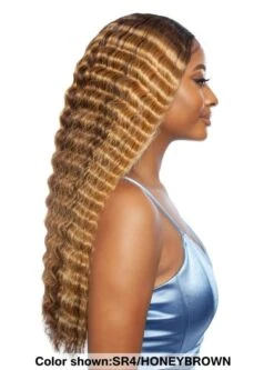 Mane Concept Melanin Queen HD Crimp Human Hair Blend Lace Wig - JOAN CRIMP -Wig Shop mlcp2112m