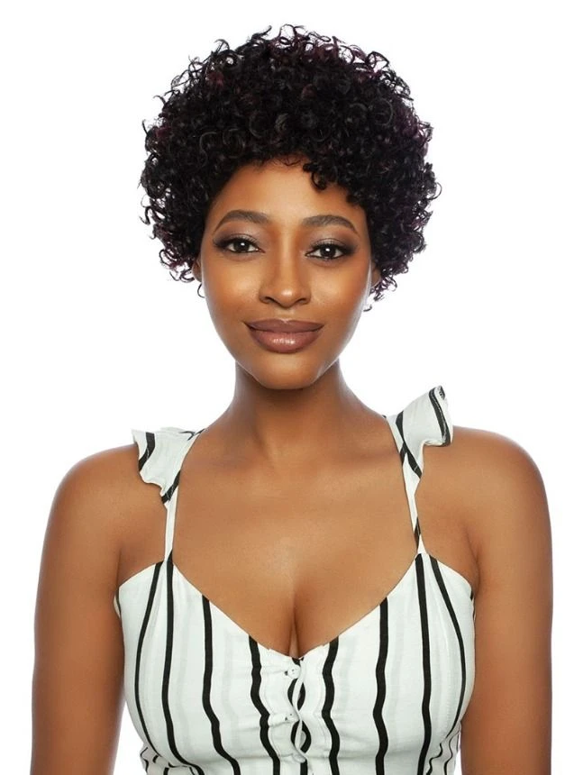 Mane Concept Melanin Queen Full Wig - WATER COIL FULL BANG 3 Mane Concept Melanin Queen Full Wig - WATER COIL FULL BANG