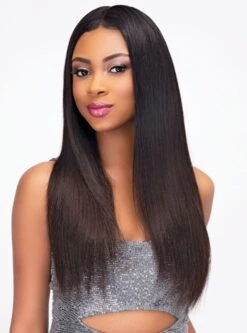 Janet Collection Unprocessed Hair Sleek & Natural STRAIGHT Weave -Wig Shop naturals1m