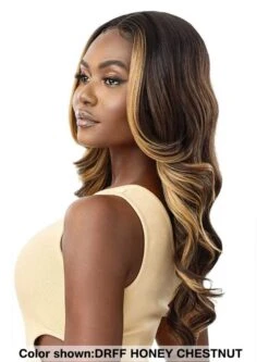 Outre Premium Synthetic HD Transparent Swiss Lace Front Wig -Wig Shop oceane2m