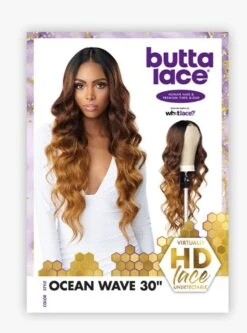 Sensationnel Human Hair Blend HD Butta Lace Front Wig - OCEAN WAVE 30 11 Sensationnel Human Hair Blend HD Butta Lace Front Wig - OCEAN WAVE 30 -Wig Shop oceanwave5m