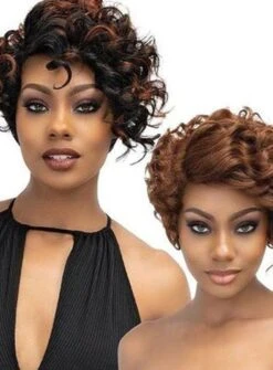 Femi Collection Extremely Deep Part Lace Front Perry Wig