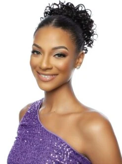 Mane Concept Pristine Queen Human Hair DrawString - DEEP CURL WNT -Wig Shop pqwnt014m