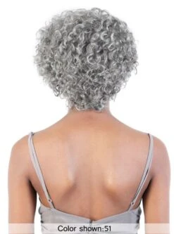 Motown Tress Human Hair Silver Gray Hair Collection Wig - SH.FIT -Wig Shop sh.fit3m