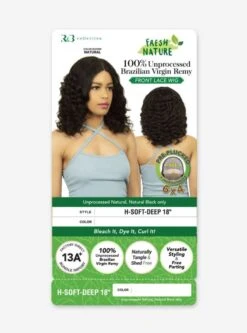 R&B Collection 100% Unprocessed Human Hair Pre-Plucked 6x4 Lace Front Wig - H-SOFT-DEEP 18 -Wig Shop softd3m