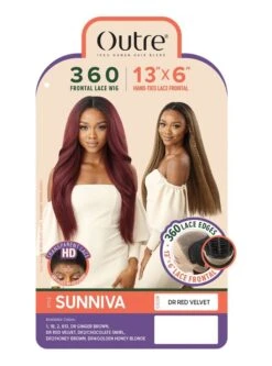 Outre Human Hair Blend 360 Edge 13x6 HD Lace Front Wig - SUNNIVA -Wig Shop sunniva6m