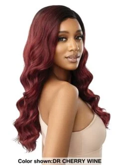 Outre Premium Synthetic HD Transparent Swiss Lace Front Wig - -Wig Shop tenalie1m 1