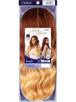 Outre Premium Synthetic HD Transparent Swiss Lace Front Wig - -Wig Shop tenalie6m 1