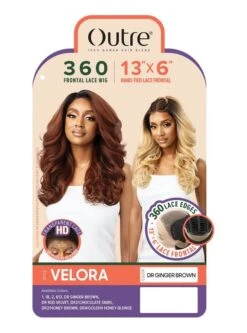 Outre Human Hair Blend 360 Edge 13x6 HD Lace Front Wig - VELORA -Wig Shop velora6m