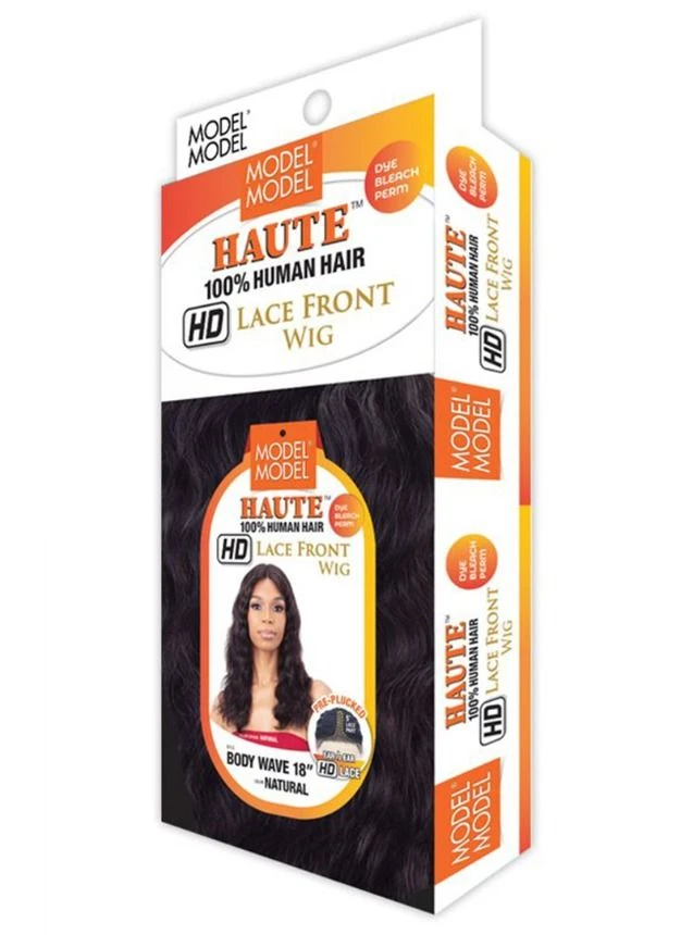 Model Model Haute 100% Human Hair HD Lace Frontal Wig - BODY WAVE 18 5 Model Model Haute 100% Human Hair HD Lace Frontal Wig - BODY WAVE 18 - Image 3