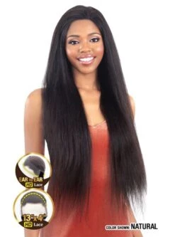 Model Model Nude Premium Brazilian Human Hair 13x4 Lace Front Wig - STRAIGHT 22