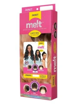 Janet Collection Melt 13x6 Frontal Part ZENDAYA Lace Wig -Wig Shop zendaya1m